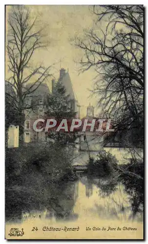 Cartes postales Chateau Renard Un Coin Du Parc Du Chateau