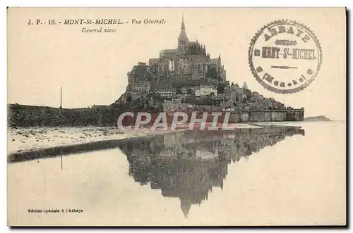 Ansichtskarte AK Mont St Michel Vue Generale