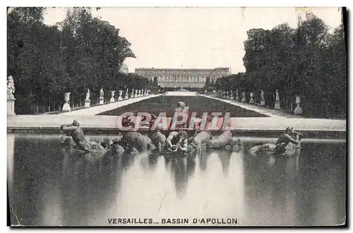 Cartes postales Versailles Bassin d'Apollon
