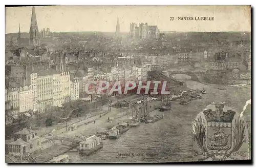 Cartes postales Nantes La Belle