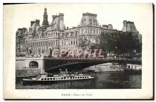 Cartes postales Paris Hotel De Ville