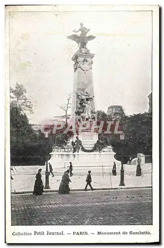 Cartes postales Paris Monument De Gambetta