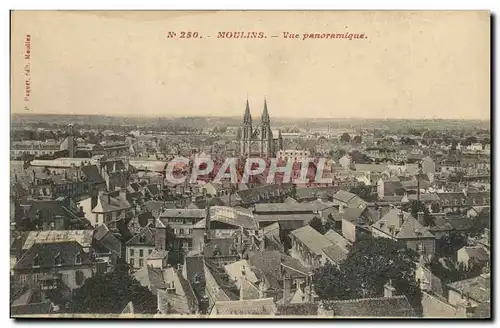 Ansichtskarte AK Moulins Vue Panoramique