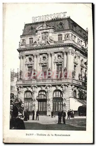 Cartes postales Paris Theatre De La Renaissance