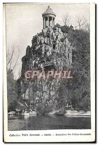 Ansichtskarte AK Paris Belvedere Des Buttes Chaumont