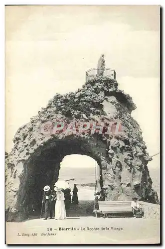 Cartes postales Biarritz Le Rocher De La Vierge