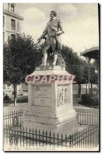 Cartes postales Pau Statue De Henri IV