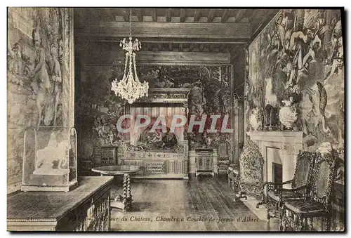 Cartes postales Pau Interieur Du Chateau Chambre A Coucher De Jeanne D'Albert