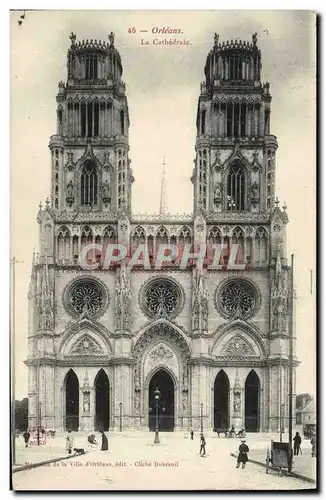 Cartes postales Orleans La Cathedrale