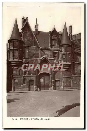 Cartes postales Paris L&#39Hotel De Sens