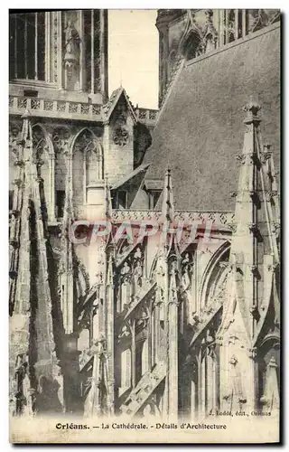 Cartes postales Orleans La Cathedrale Details d&#39Architecture