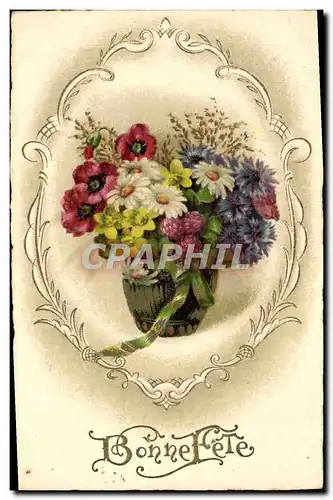 Cartes postales Bonne Fete Fleurs