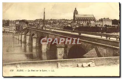 Ansichtskarte AK Blois Le Pont Sur La Loire