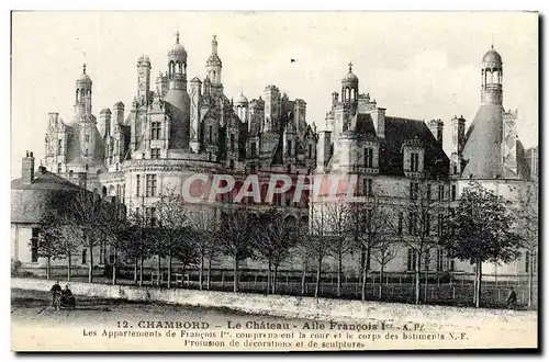 Ansichtskarte AK Chambord Le Chateau Aile Francois 1er