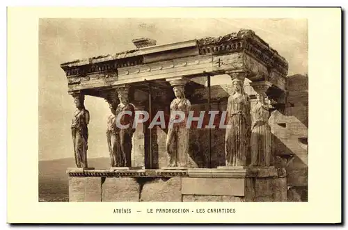 Cartes postales Athenes Le Pandroseion Les Cariatides