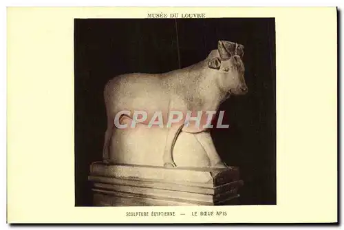 Cartes postales Musee Du Louvre Sculpture Egyptienne Le Boeuf Apis