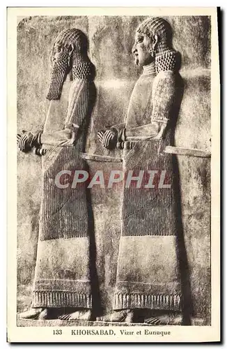 Cartes postales Khorsabad Vizir Et Eunuque