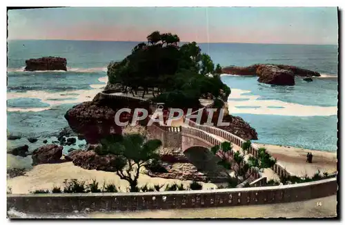 Cartes postales Biarritz Le Rocher Du Basta