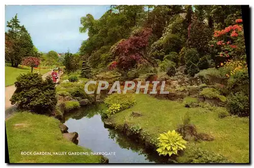 Cartes postales moderne Rock Garden Valley Gardens Harrogate