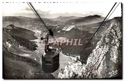 Cartes postales moderne Mont Dore Sancy Teleferique Panorama sur la vallee du Mort vue de la gare des Aiguilles