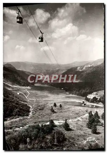 Moderne Karte Auvergne Pittoresque La Vallee du Sarcy Teleferique