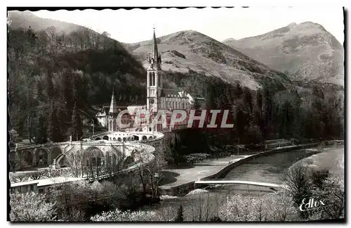 Cartes postales moderne Lourdes La Basilique le Gave et les Nouveaux Ponts