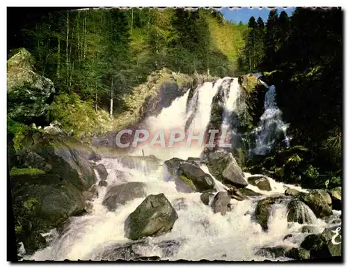 Moderne Karte Cauterets Cascade De Lutour