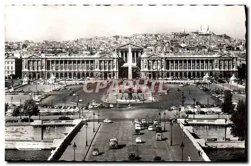 Moderne Karte Paris Vue Generale De La Place de la Concorde