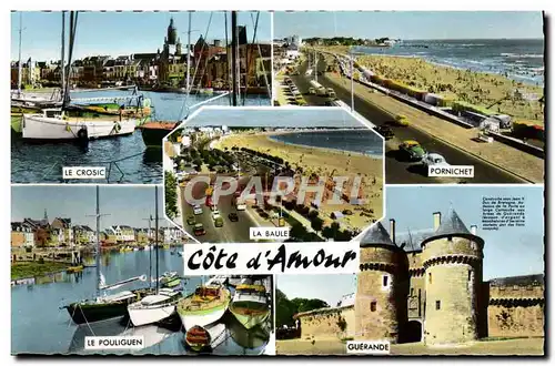 Cartes postales moderne Cote d&#39amour Le Croisic Pornichet Guerande Le Pouliguen