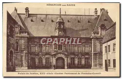 Ansichtskarte AK Besancon les Bains Palais de Justice Ancien parlement de Franche Comte