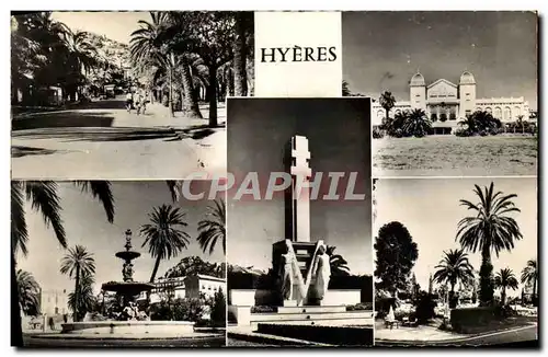 Moderne Karte Hyeres Avenue Gambetta Fontaine Godillot Maison de repos Chateaubriand Les jardins