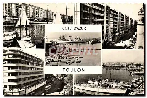 Cartes postales moderne Toulon Bateaux