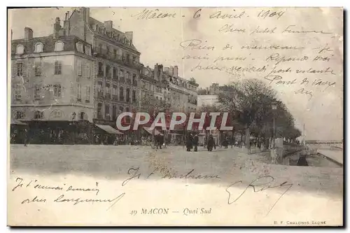 Cartes postales Macon Quai Sud