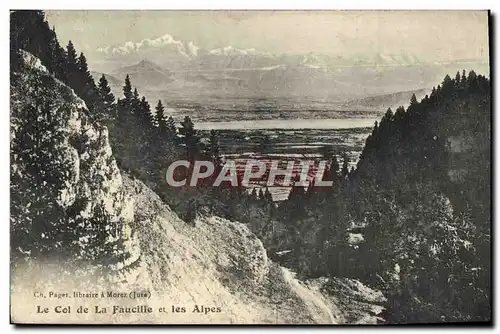 Cartes postales Le col de la Faucille et les Alpes