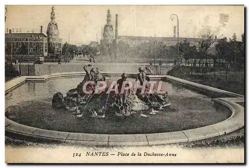 Cartes postales Nantes Place de la Duchesse Anne