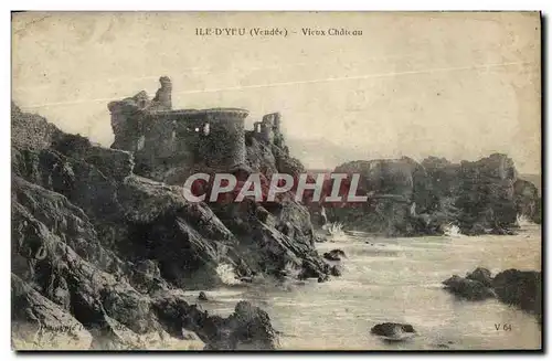 Cartes postales Ile D'Yeu Vieux Chateau