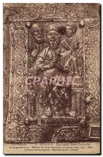 Cartes postales Saulieu Basilique Saint Andoche Evangeliaire dit Missel de Charlemagne