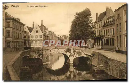 Cartes postales Bruges Le Pont des Augusllins