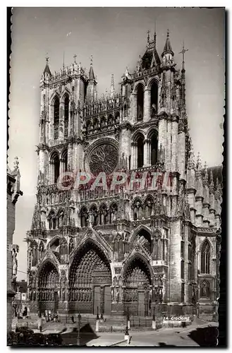 Moderne Karte Amiens La Cathedrale Vue D&#39Ensemble