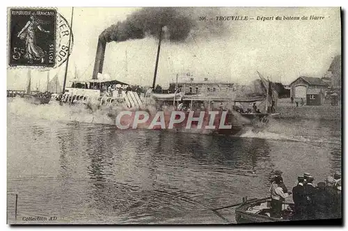 REPRO Trouville Depart du Bateau du Havre