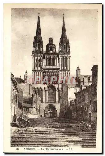 Cartes postales Angers La cathedrale