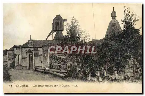 Cartes postales Saumur Les Vieux Moulins sur le Coteau