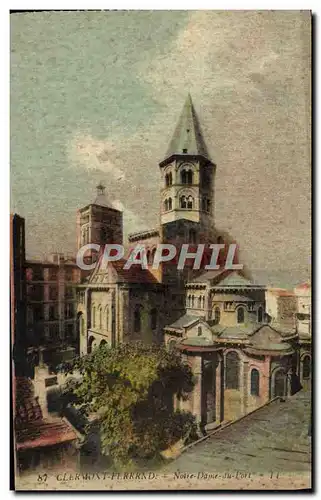 Cartes postales Clermont Ferrand Notre Dame du Port