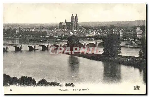 Cartes postales Tours Vue Generale