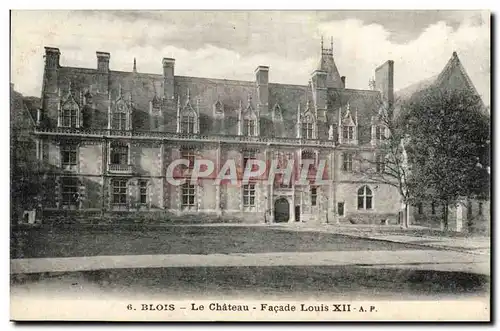 Ansichtskarte AK Blois Le Chateau Facade Louis XII