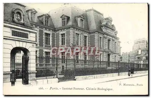 Cartes postales Paris Institut Pasteur Chimie Biologique