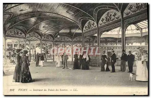 Cartes postales Vichy Interieur du Palais des sources