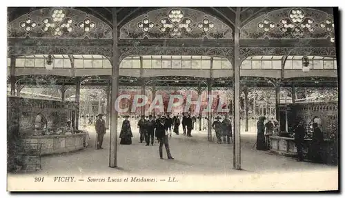 Cartes postales Vichy Sources Lucas et Mesdames