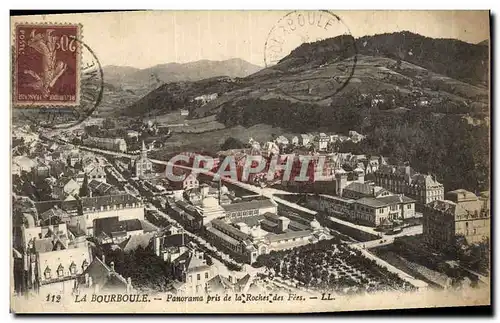 Ansichtskarte AK La Bourboule Panorama Pris de La Roche des Fees