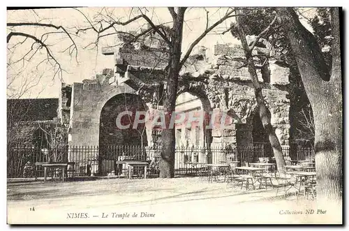 Cartes postales Nimes Le Temple de Diane